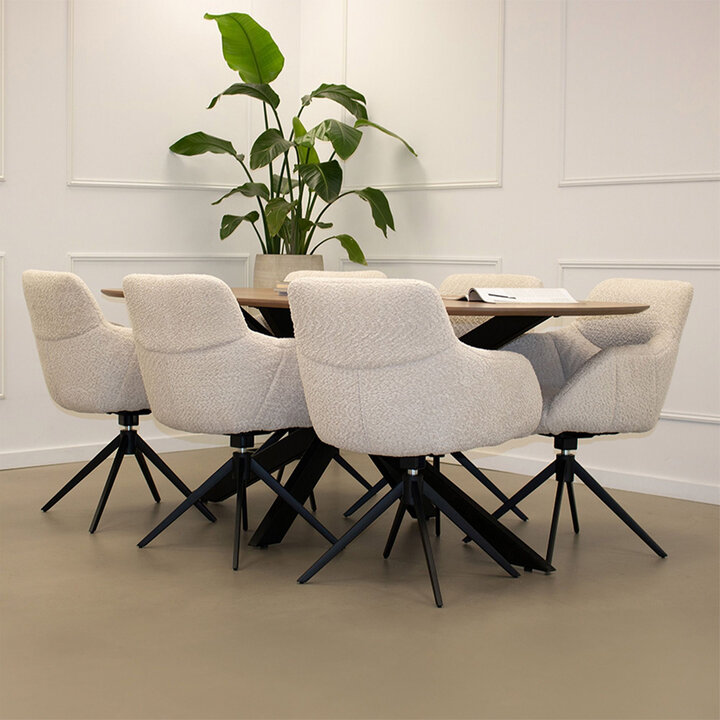 Draaistoel - Fer Creme