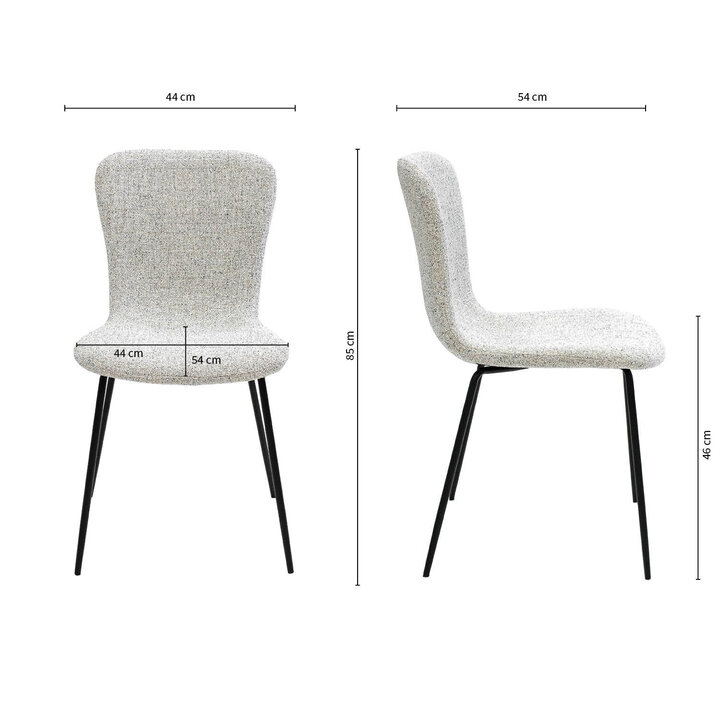 Eetkamerstoel - Vigo Creme