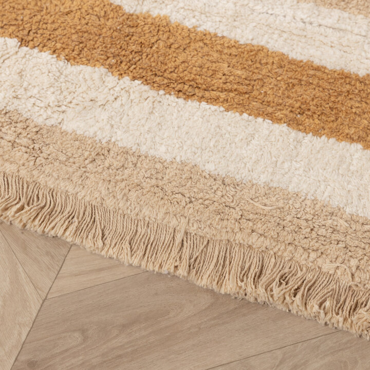 Wasbaar kindervloerkleed - Milo Beige