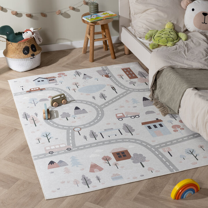 Speelkleed auto - Rocky Ride Wit