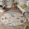 Rond speelkleed auto - Rocky Ride Grijs - thumbnail