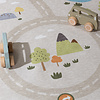 Rond speelkleed auto - Rocky Ride Grijs - thumbnail 2