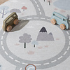 Rond speelkleed auto - Rocky Ride Wit - thumbnail 2