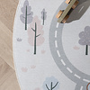 Rond speelkleed auto - Rocky Ride Wit - thumbnail 4