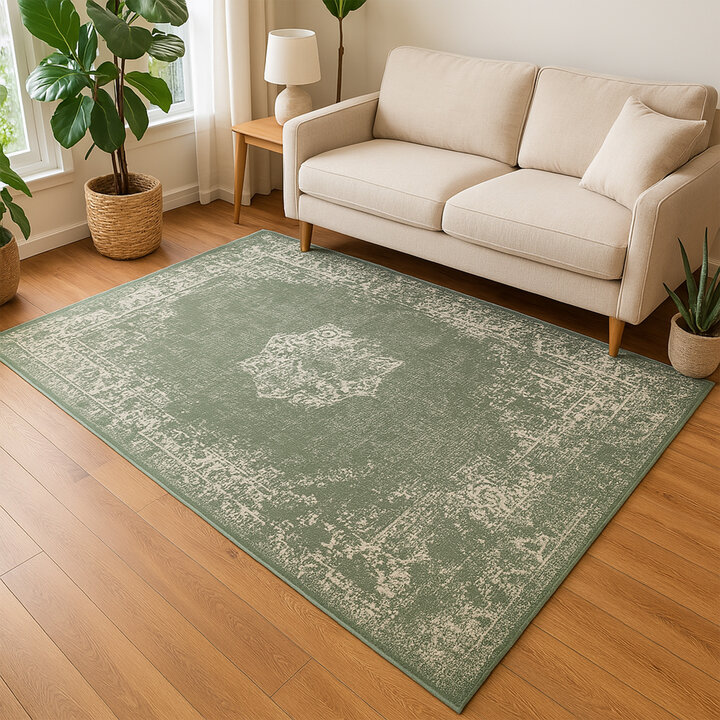 Vintage vloerkleed - Wonder Groen