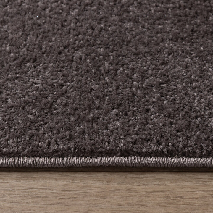 Laagpolig vloerkleed - Essenza Donkergrijs