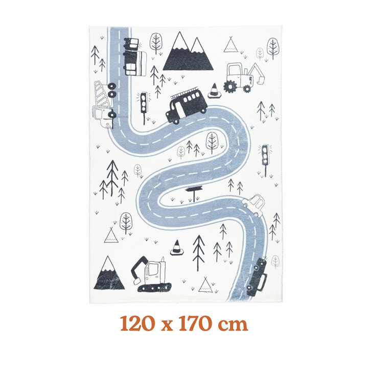 Auto speelkleed - Dex Road Zwart