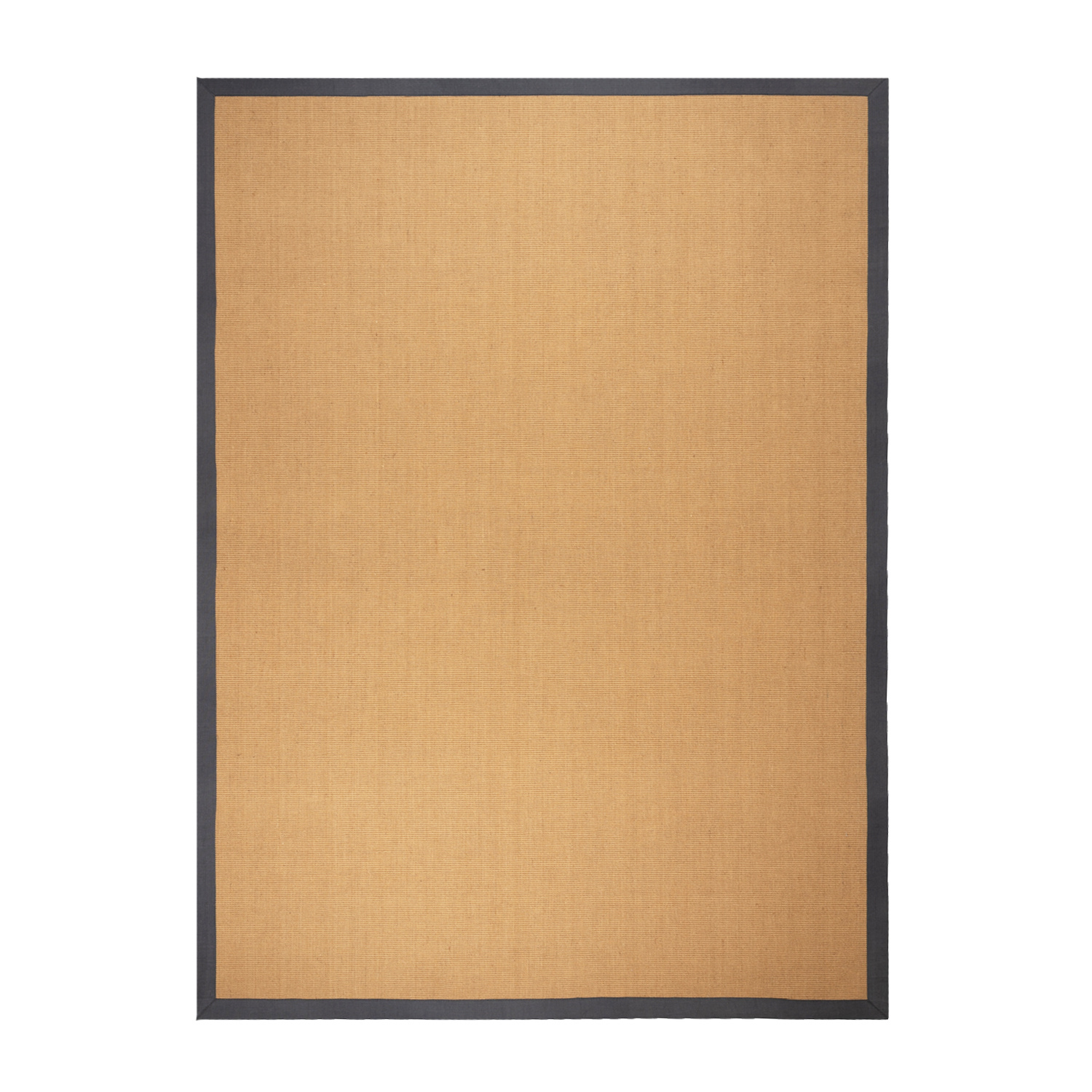 Sisal vloerkleed - Tulum Border Antraciet - sfeer