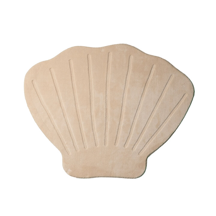 Wasbaar kindervloerkleed - Coco Schelp Beige