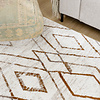 Hoogpolig vloerkleed - Blend Diamond Terra - thumbnail 2