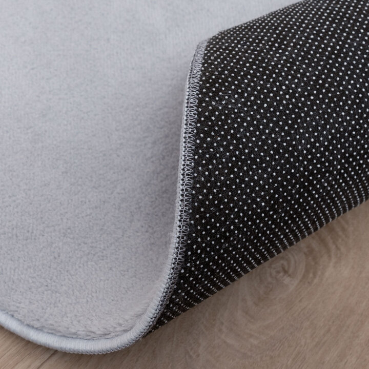 Rond wasbaar vloerkleed - Vivid Grijs 