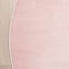 Rond wasbaar vloerkleed - Vivid Roze  - thumbnail 4