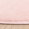 Rond wasbaar vloerkleed - Vivid Roze  - thumbnail 5