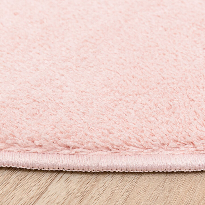 Rond wasbaar vloerkleed - Vivid Roze 