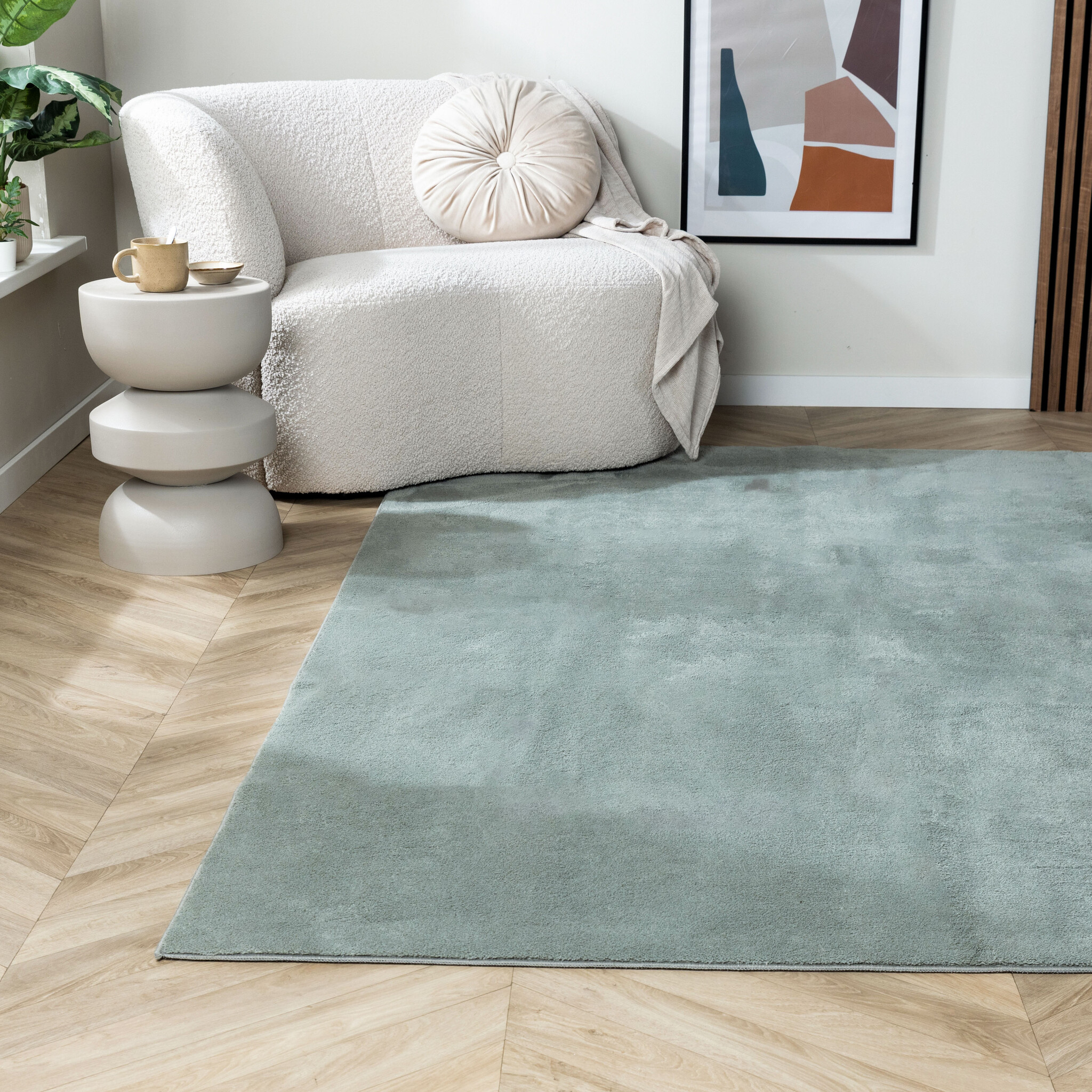 Wasbaar vloerkleed - Vivid Groen