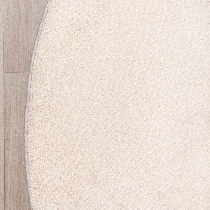 Rond wasbaar vloerkleed - Vivid Beige 