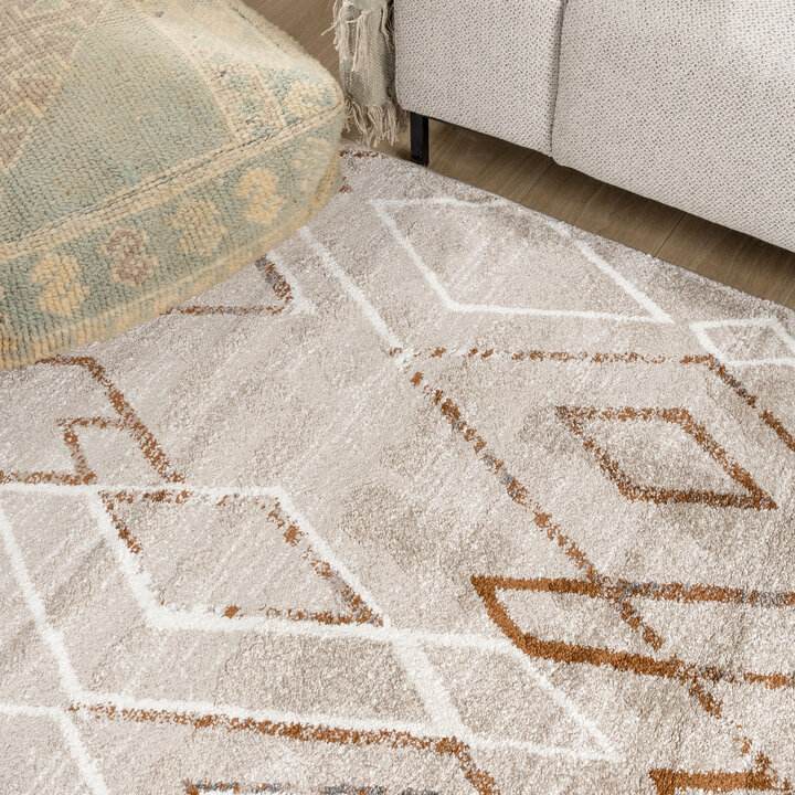 Berber vloerkleed - Blend Diamond Beige