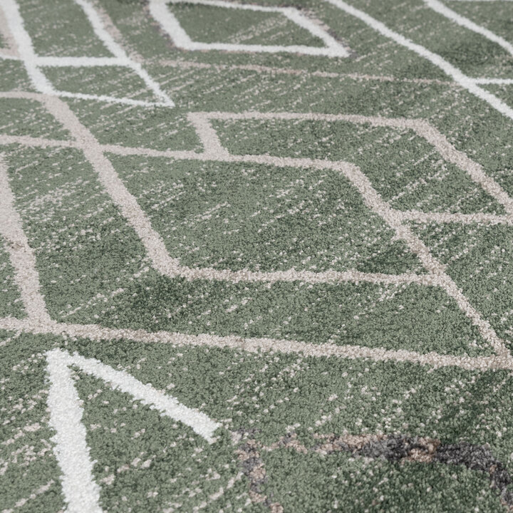Berber vloerkleed - Blend Diamond Groen