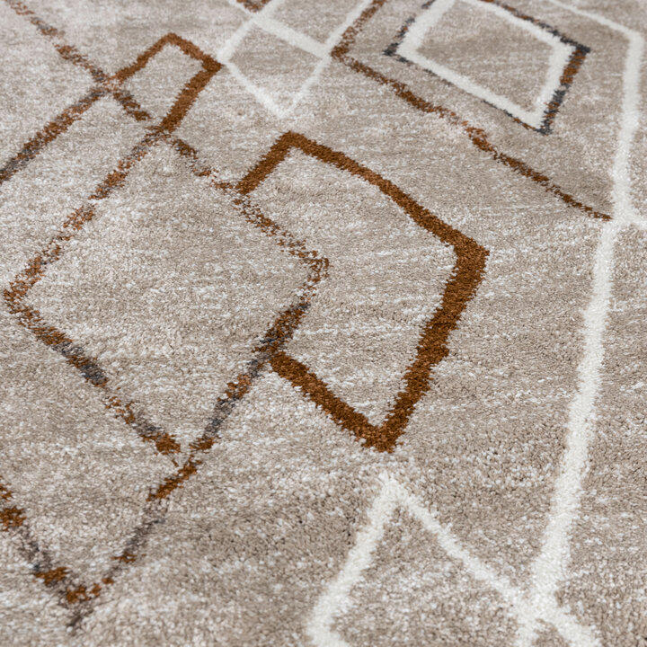 Rond Berber vloerkleed - Blend Diamond Beige