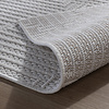 Loper vloerkleed -  Hidde 3D Lines Wit - thumbnail 6