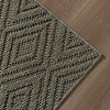 Loper vloerkleed - Hidde 3D Diamond Groen - thumbnail 2