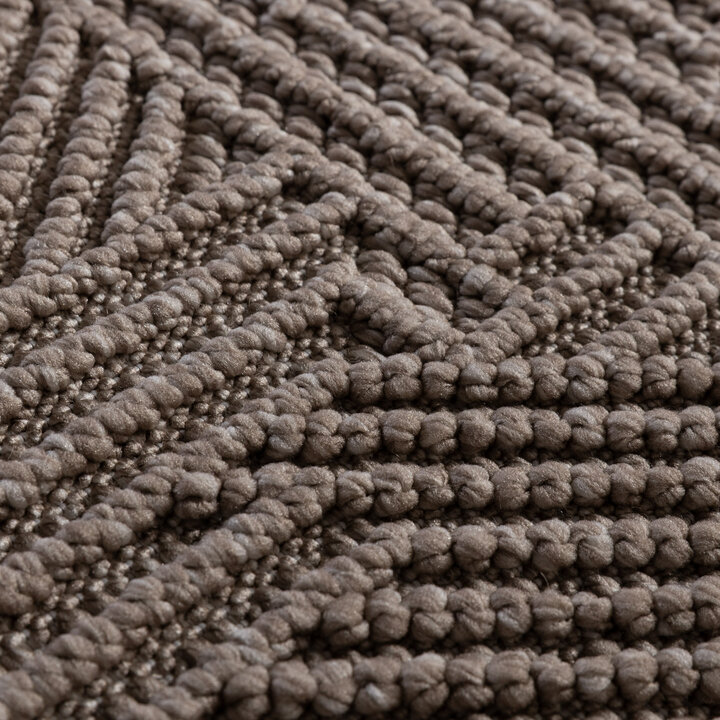 Loper vloerkleed - Hidde 3D Maze Taupe 