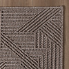 Loper vloerkleed - Hidde 3D Maze Taupe  - thumbnail 4