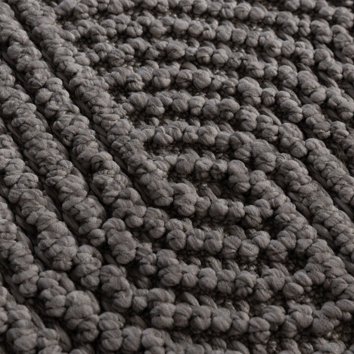 Loper vloerkleed - Hidde 3D Circles Grijs