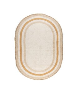 Ovaal wasbaar kindervloerkleed - Milo Beige