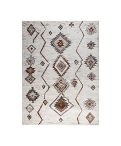 Hoogpolig vloerkleed - Blend Aztec Terra