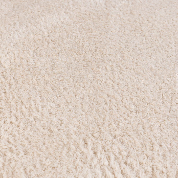 Zacht organisch vloerkleed - Teddy Creme