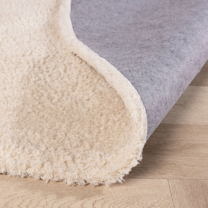 Zacht organisch vloerkleed - Teddy Creme