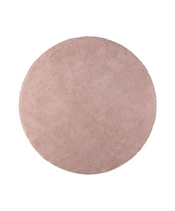 Zacht rond vloerkleed - Teddy Roze