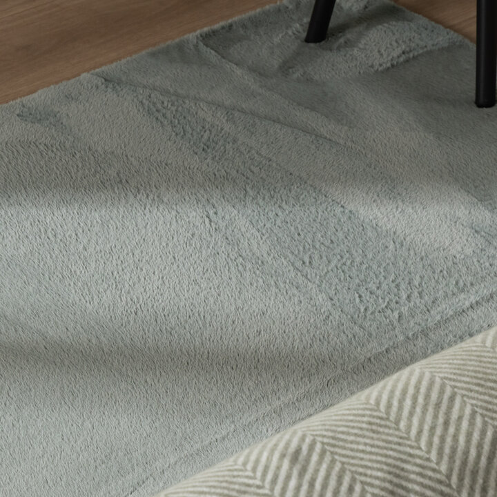 Zacht laagpolige Loper - Cozy Groen