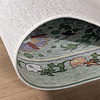 Rond vintage vloerkleed - Bibi Medaillon Mintgroen - thumbnail 5