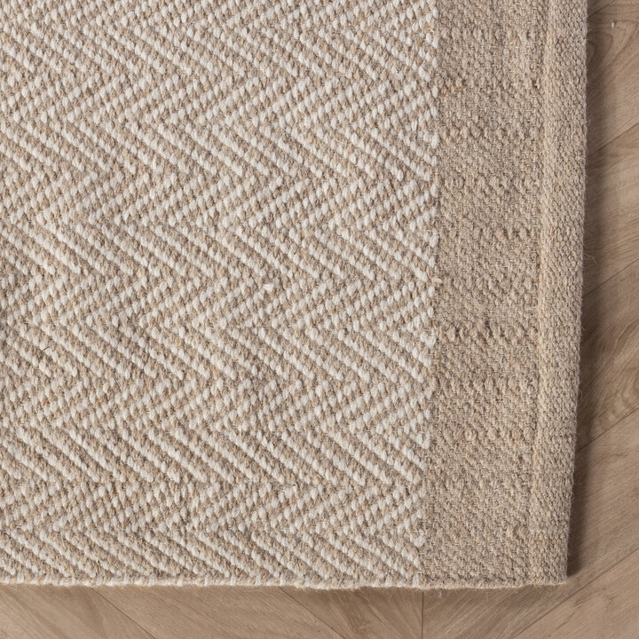 Wollen vloerkleed - Zula Beige 