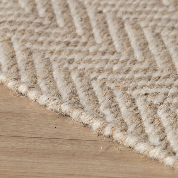 Wollen vloerkleed - Zula Beige 