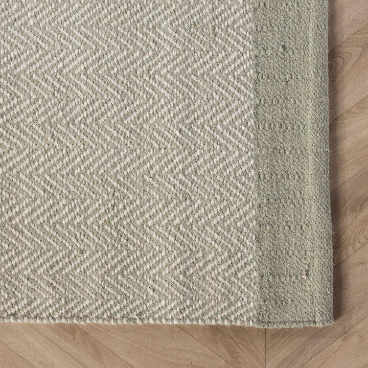 Wollen vloerkleed - Zula Mint 