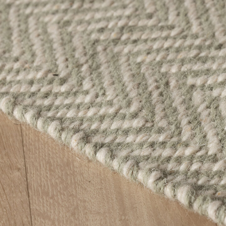 Wollen vloerkleed - Zula Mint 