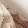 Wasbaar vloerkleed - Myrre Roze/Wit  - thumbnail 2