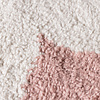 Rond wasbaar vloerkleed - Myrre Roze/Wit - thumbnail 3
