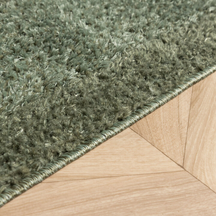 Scandinavisch vloerkleed - Lova Border Groen 