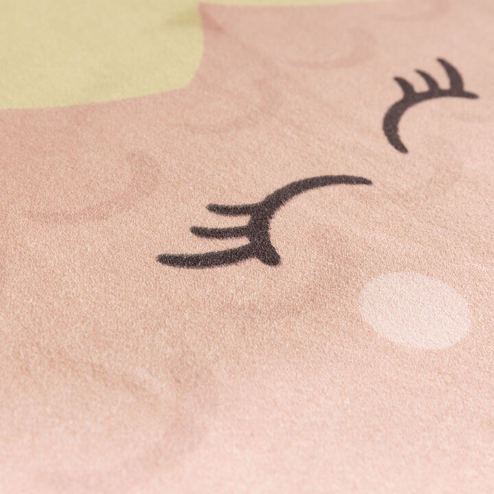 Wasbaar kindervloerkleed - Berry Aardbei Roze