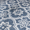 Buitenkleed - Rio Flower Blauw - thumbnail 3