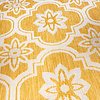 Rond buitenkleed - Rio Flower Geel - thumbnail 3