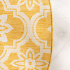 Rond buitenkleed - Rio Flower Geel - thumbnail 4