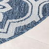 Rond buitenkleed - Rio Flower Blauw - thumbnail 5