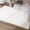 Scandinavisch vloerkleed - Charm Waves Wit - thumbnail