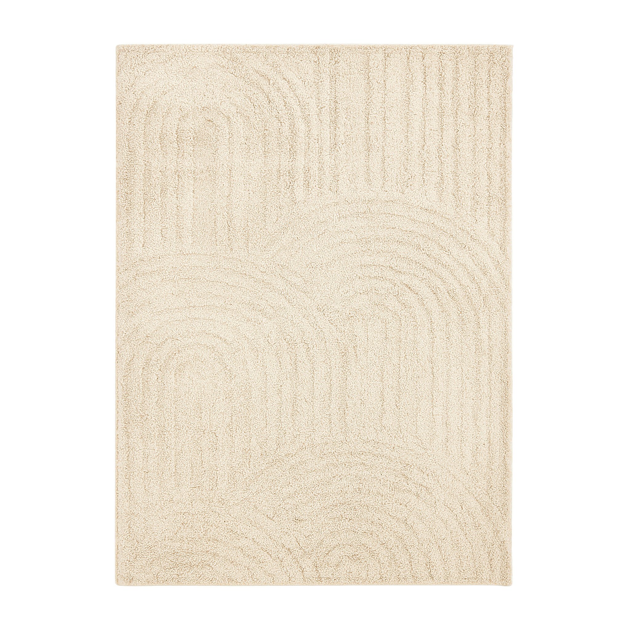 Scandinavisch vloerkleed - Lova Arches Beige - sfeer