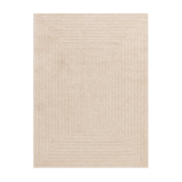 Scandinavisch vloerkleed - Lova Frames Beige 
